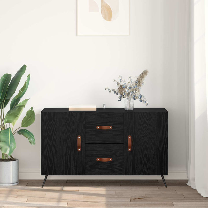 Sideboard Sort eg 100 x 36 x 60 cm Konstrueret træ