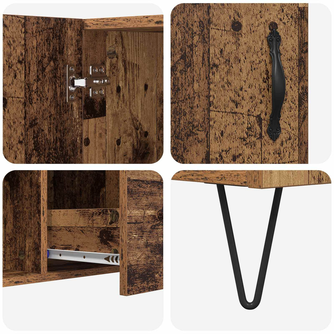 Sideboard Gammelt træ 100 x 36 x 60 cm Konstrueret træ