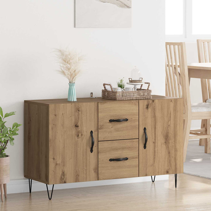 Sideboard Artisan Egetræ 100 x 36 x 60 cm Konstrueret træ