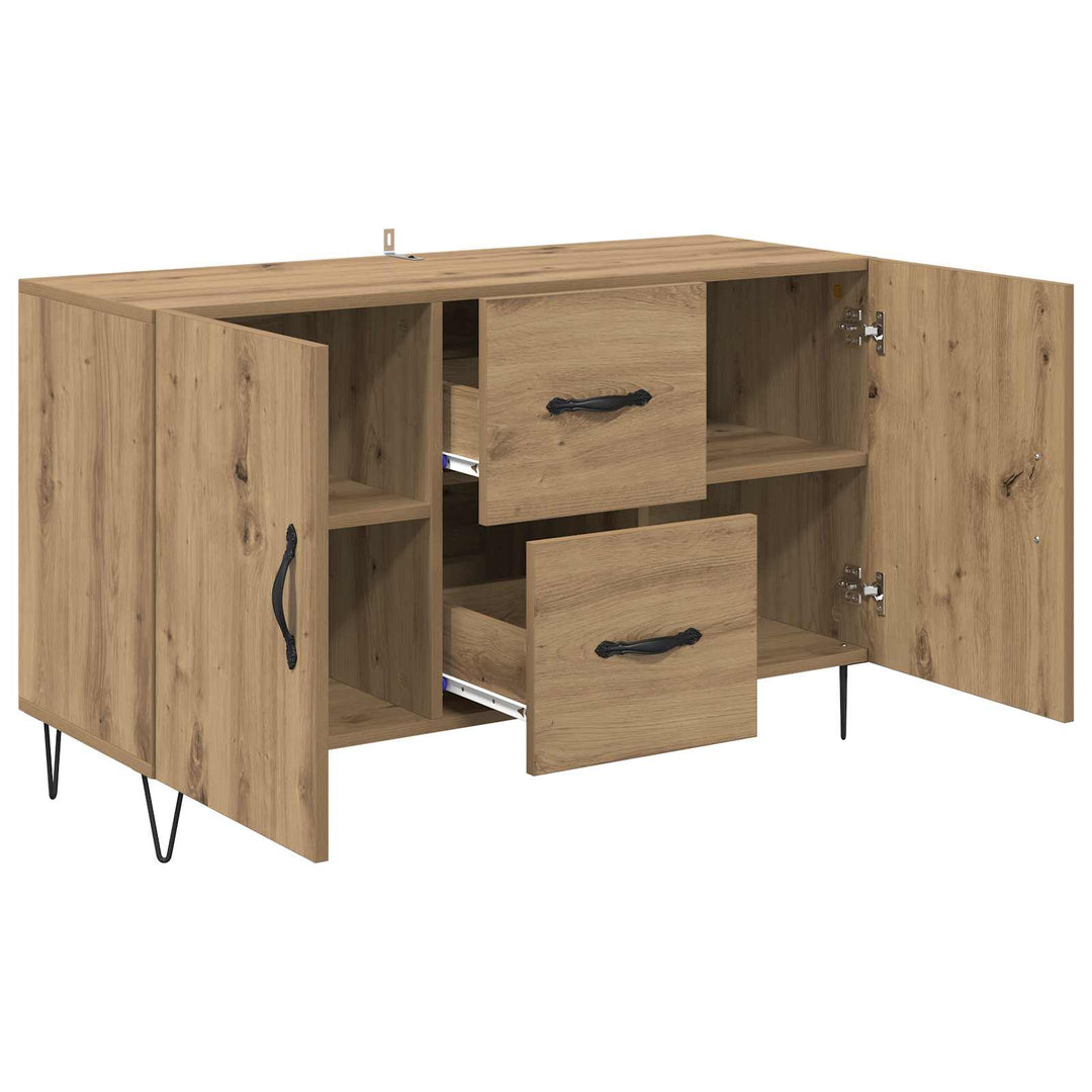 Sideboard Artisan Egetræ 100 x 36 x 60 cm Konstrueret træ