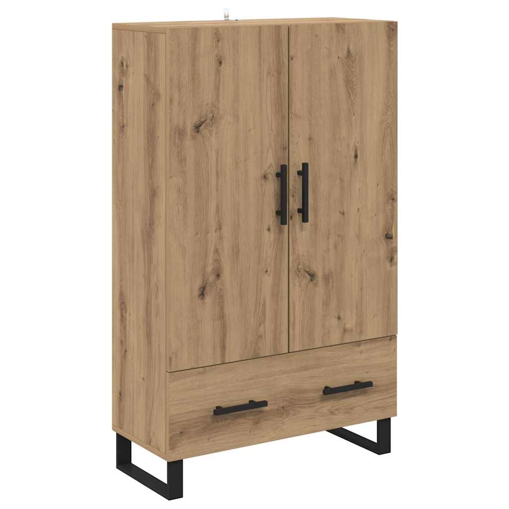 Highboard Artisan Egetræ 69,5 x 30 x 115 cm Konstrueret træ