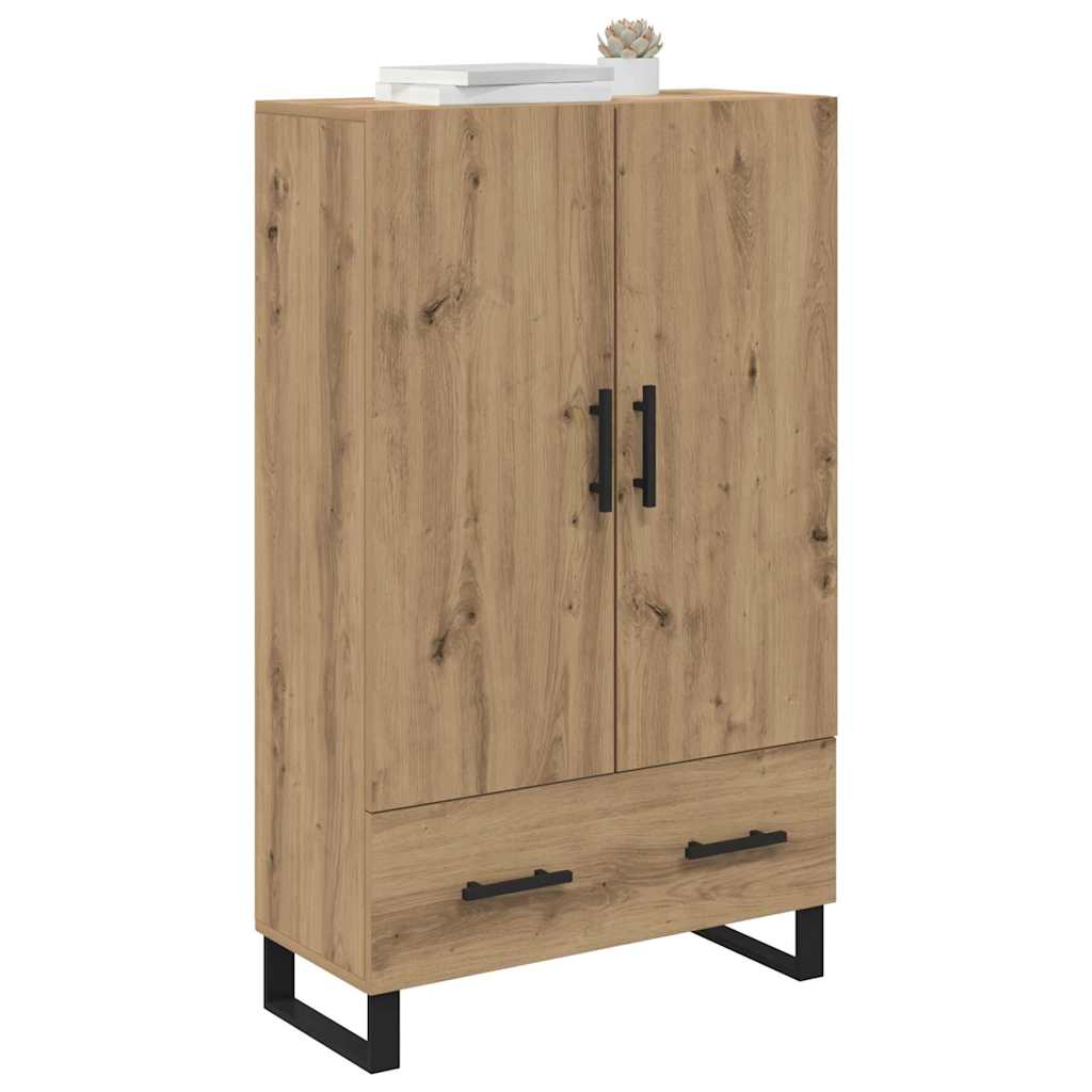 Highboard Artisan Egetræ 69,5 x 30 x 115 cm Konstrueret træ