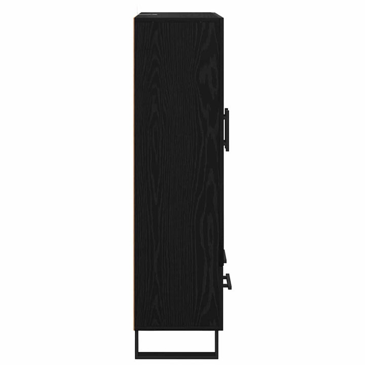 Highboard Sort eg 69,5 x 30 x 115 cm Konstrueret træ