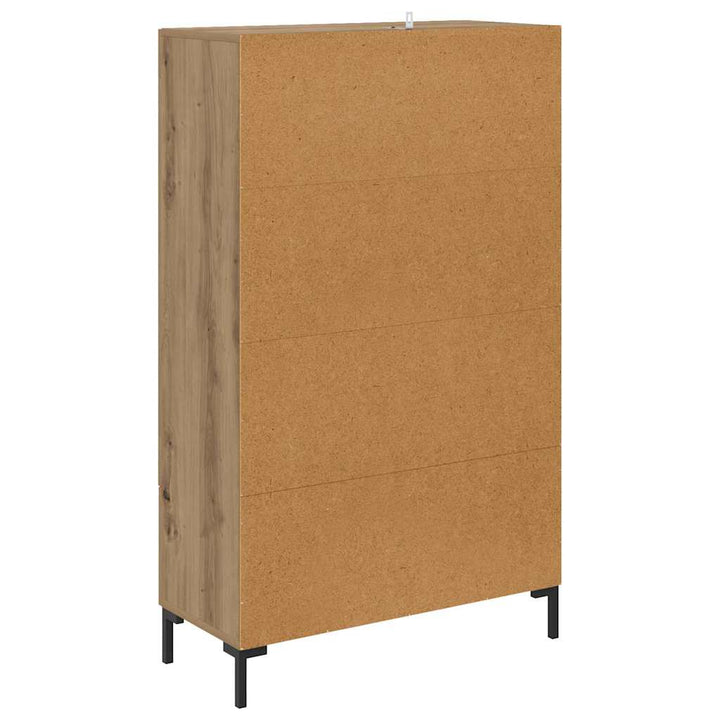 Highboard Artisan Egetræ 69,5 x 31 x 115 cm Konstrueret træ