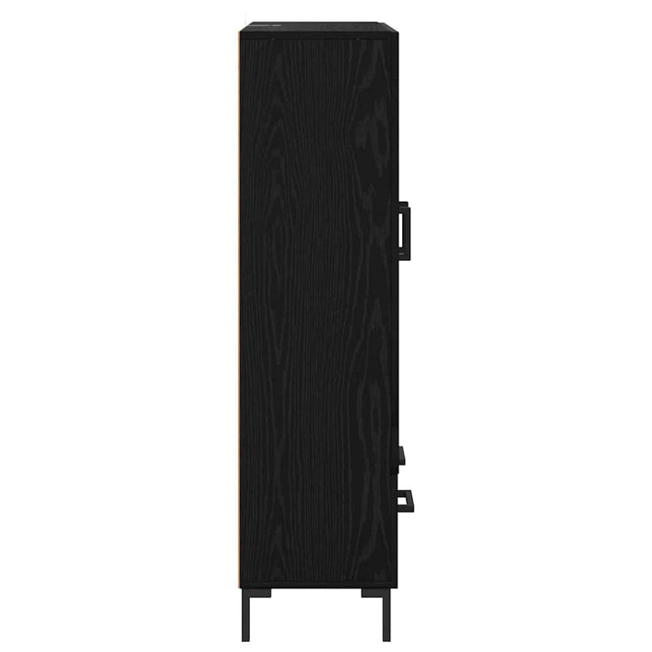 Highboard Sort eg 69,5 x 31 x 115 cm Konstrueret træ