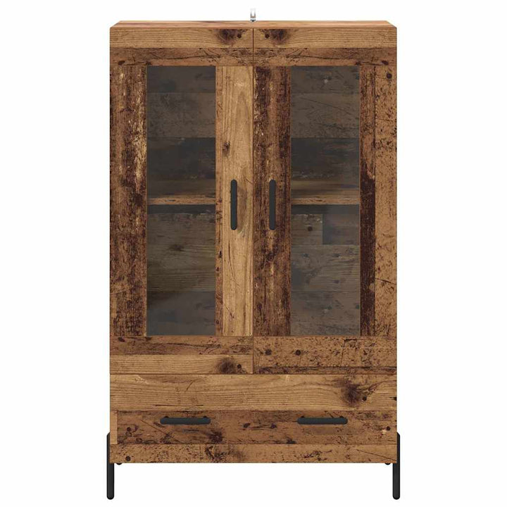 Highboard CORONA Gammelt træ 69,5 x 31 x 115 cm Konstrueret træ