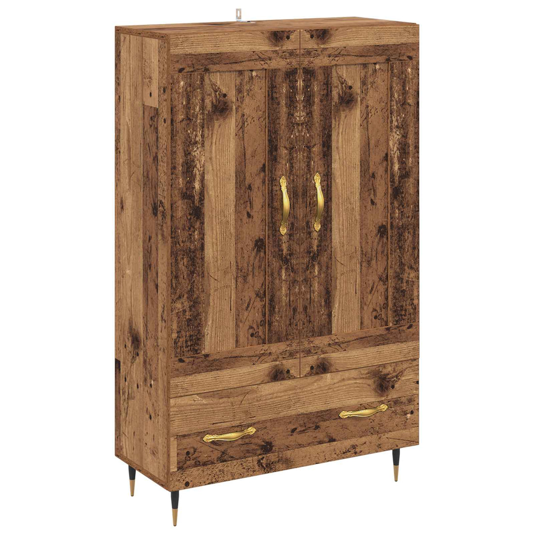 Highboard Gammelt træ 69,5 x 31 x 115 cm Konstrueret træ