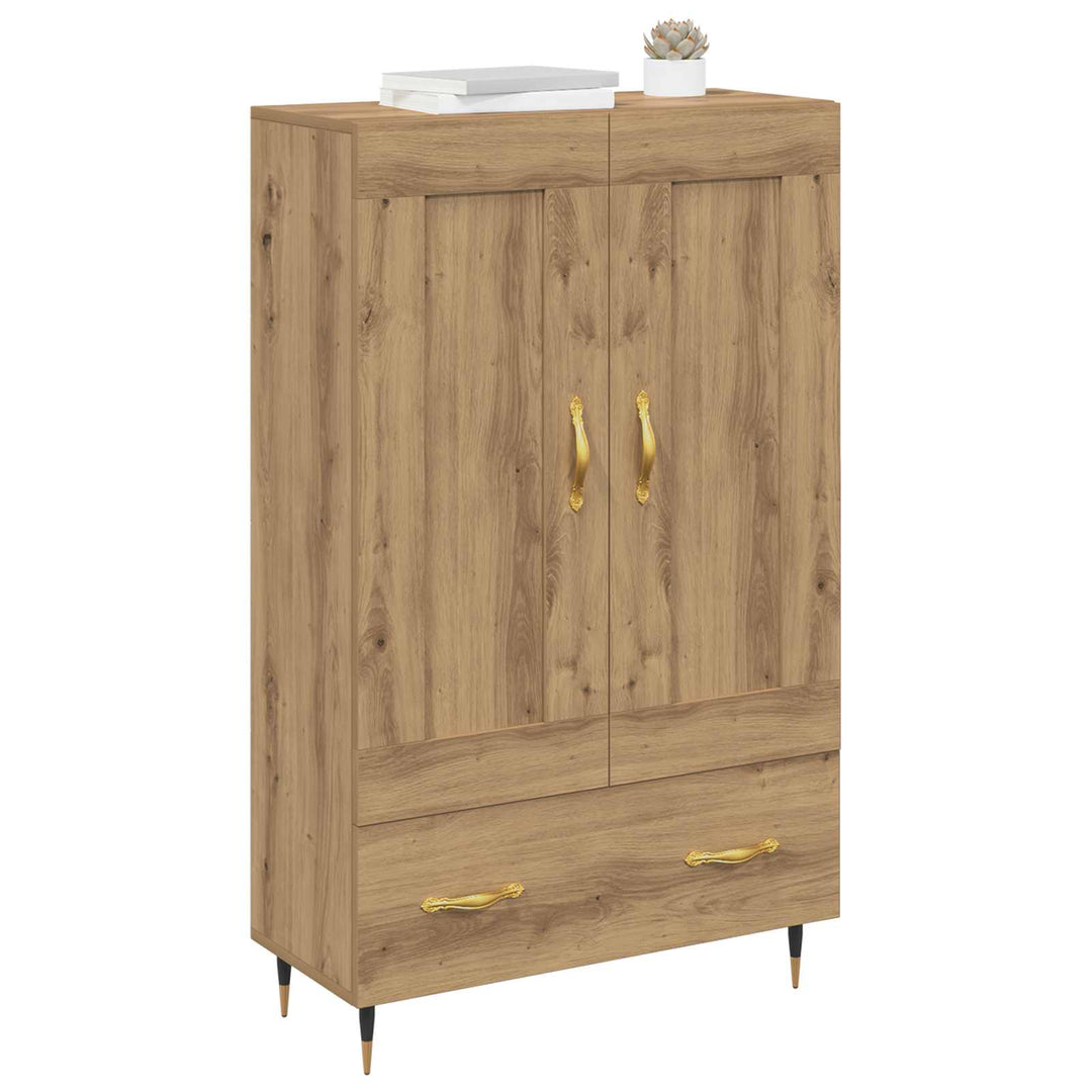 Highboard Artisan Egetræ 69,5 x 31 x 115 cm Konstrueret træ