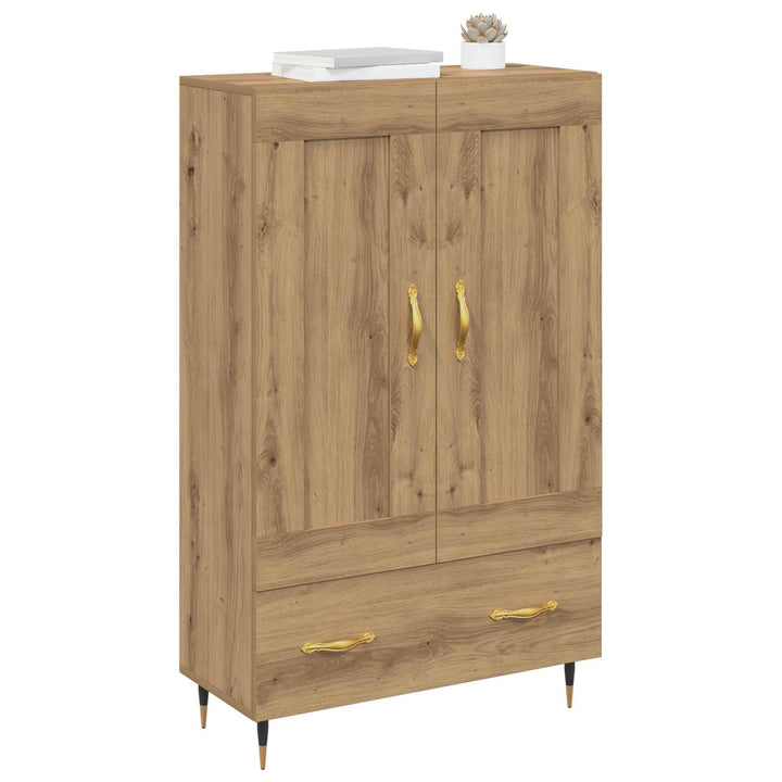 Highboard Artisan Egetræ 69,5 x 31 x 115 cm Konstrueret træ