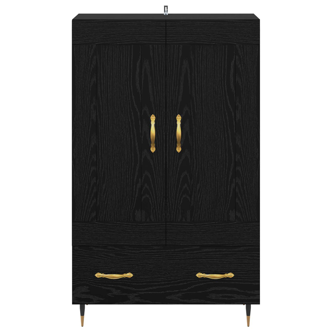 Highboard Sort eg 69,5 x 31 x 115 cm Konstrueret træ