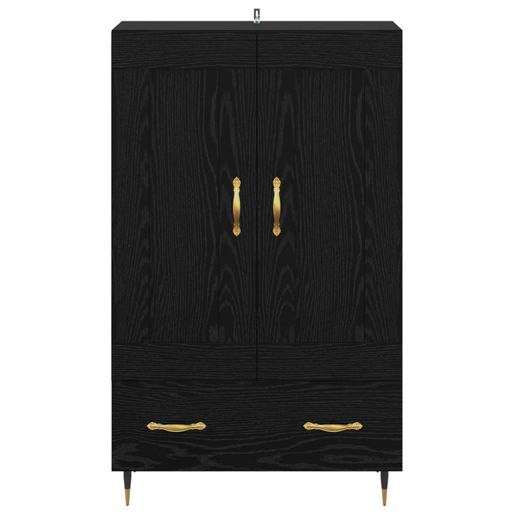 Highboard Sort eg 69,5 x 31 x 115 cm Konstrueret træ
