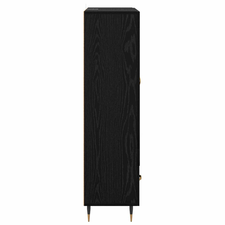 Highboard Sort eg 69,5 x 31 x 115 cm Konstrueret træ