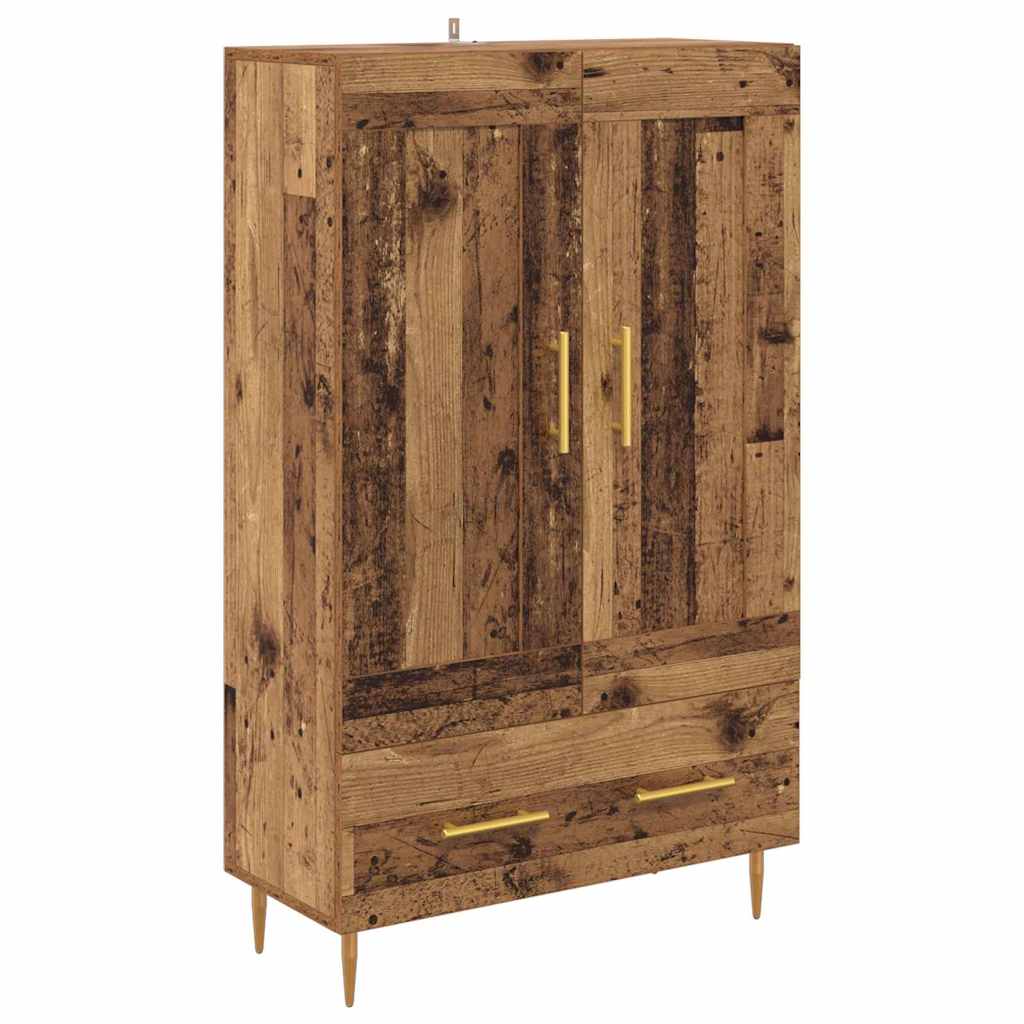 Highboard Gammelt træ 69,5 x 31 x 115 cm Konstrueret træ