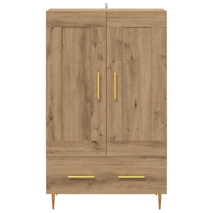 Highboard Artisan Egetræ 69,5 x 31 x 115 cm Konstrueret træ