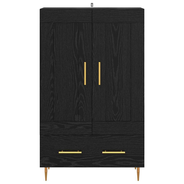Highboard Sort eg 69,5 x 31 x 115 cm Konstrueret træ