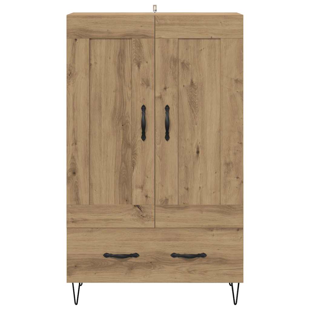 Highboard Artisan Egetræ 69,5 x 31 x 115 cm Konstrueret træ