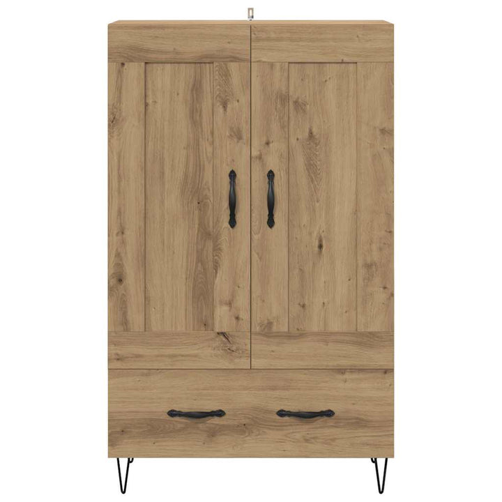 Highboard Artisan Egetræ 69,5 x 31 x 115 cm Konstrueret træ