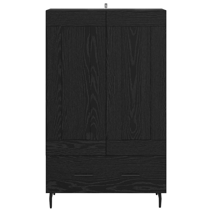 Highboard Sort eg 69,5 x 31 x 115 cm Konstrueret træ