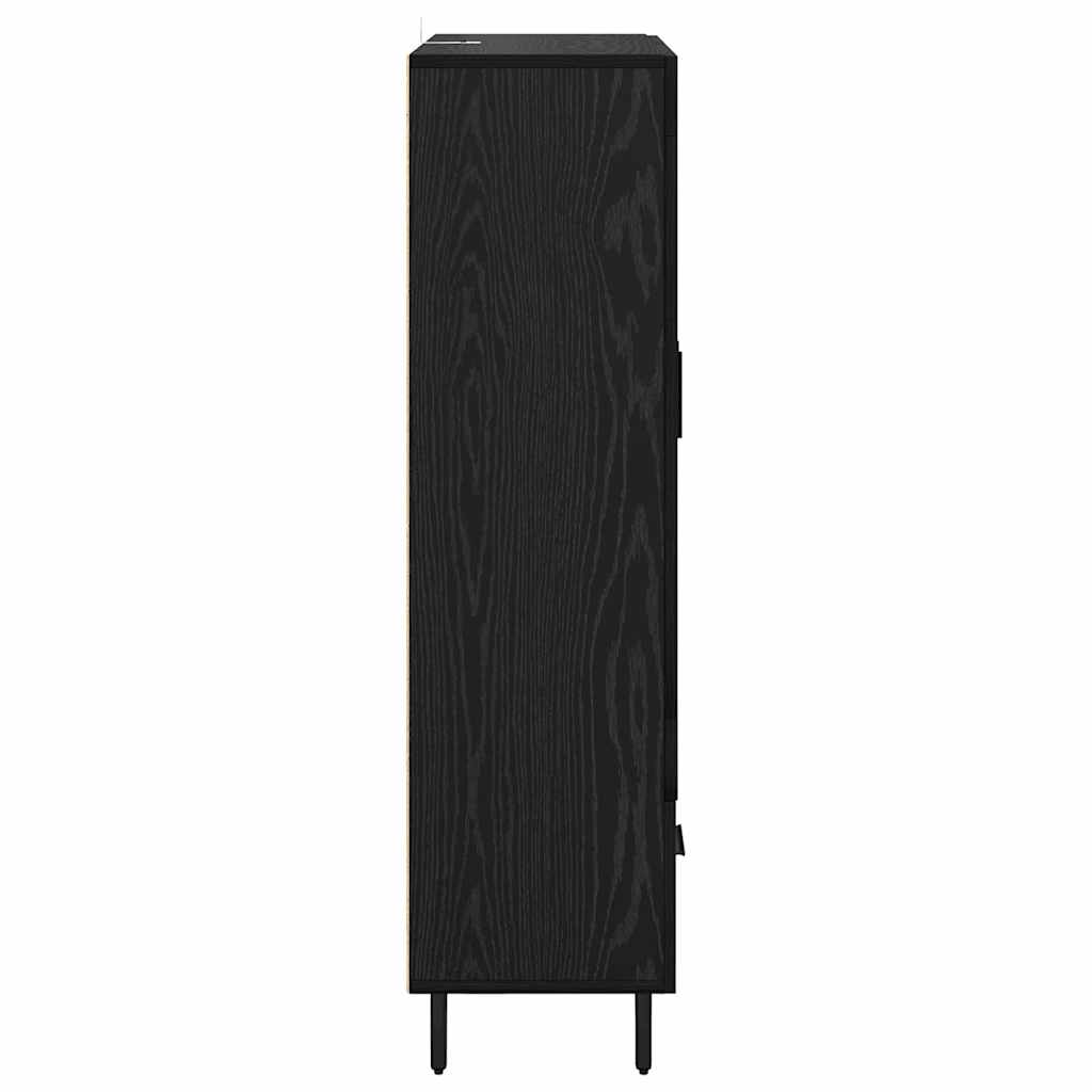 Highboard Sort eg 69,5 x 31 x 115 cm Konstrueret træ