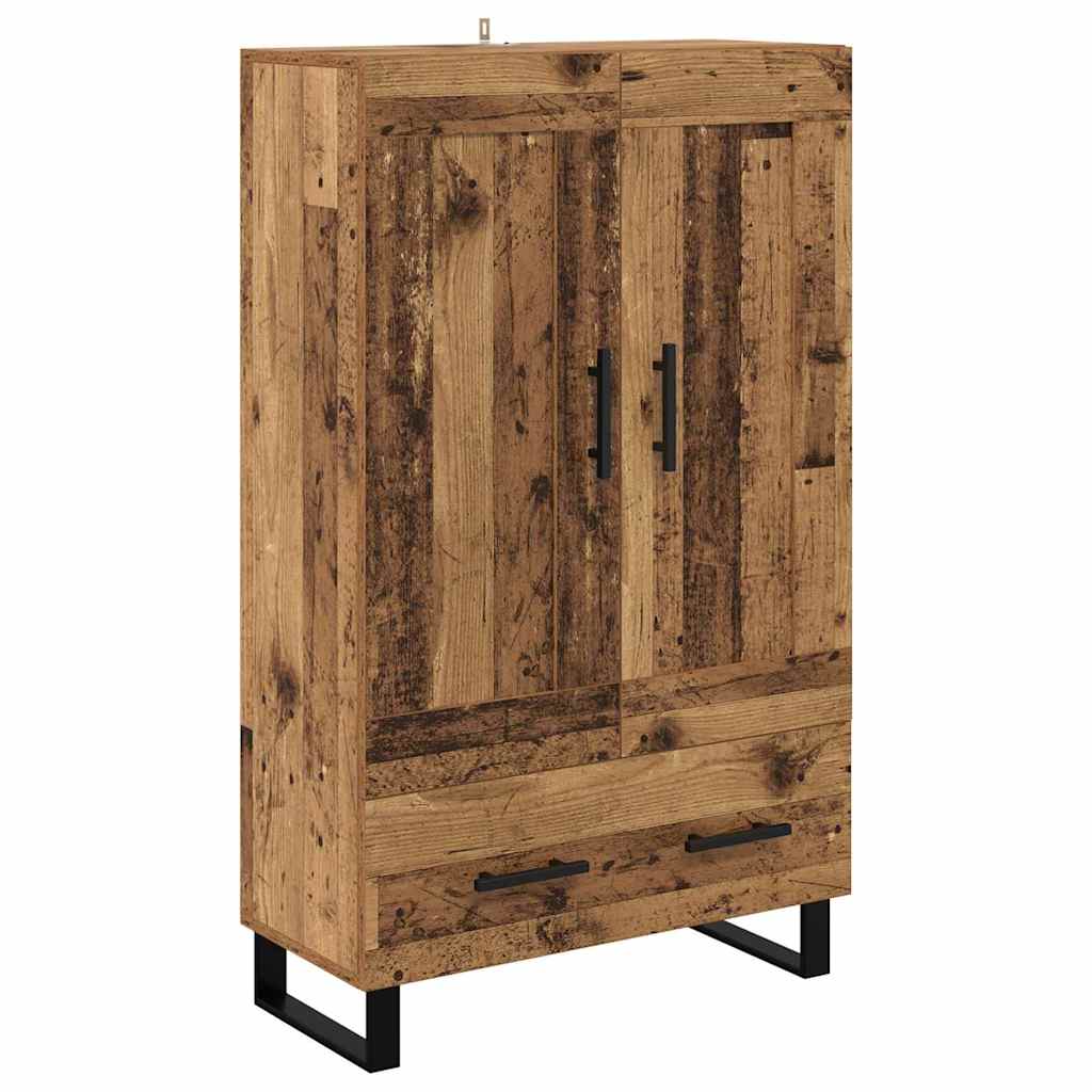 Highboard Gammelt træ 69,5 x 31 x 115 cm Konstrueret træ