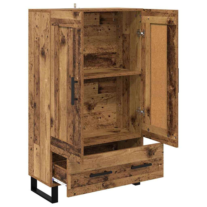 Highboard Gammelt træ 69,5 x 31 x 115 cm Konstrueret træ