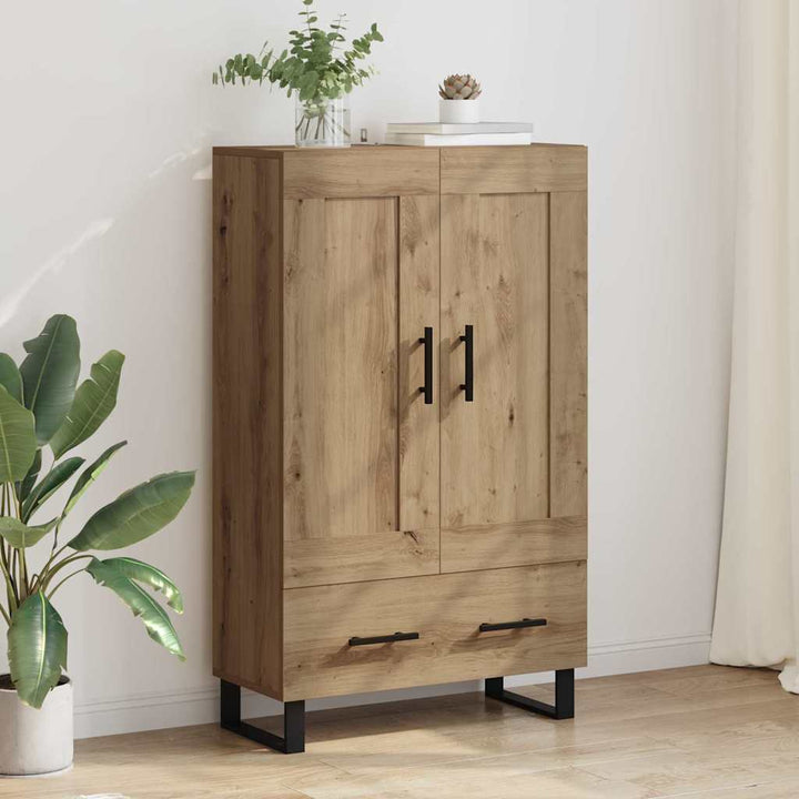 Highboard Artisan Egetræ 69,5 x 31 x 115 cm Konstrueret træ