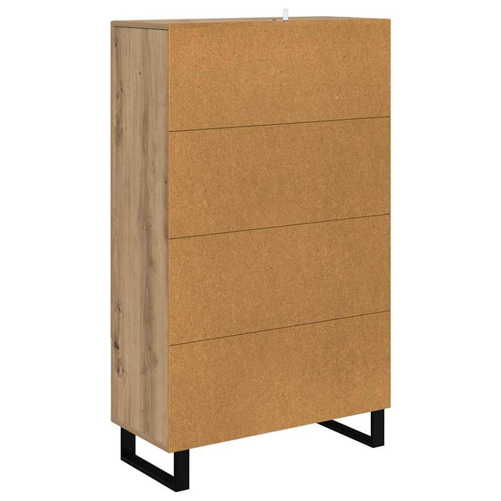 Highboard Artisan Egetræ 69,5 x 31 x 115 cm Konstrueret træ