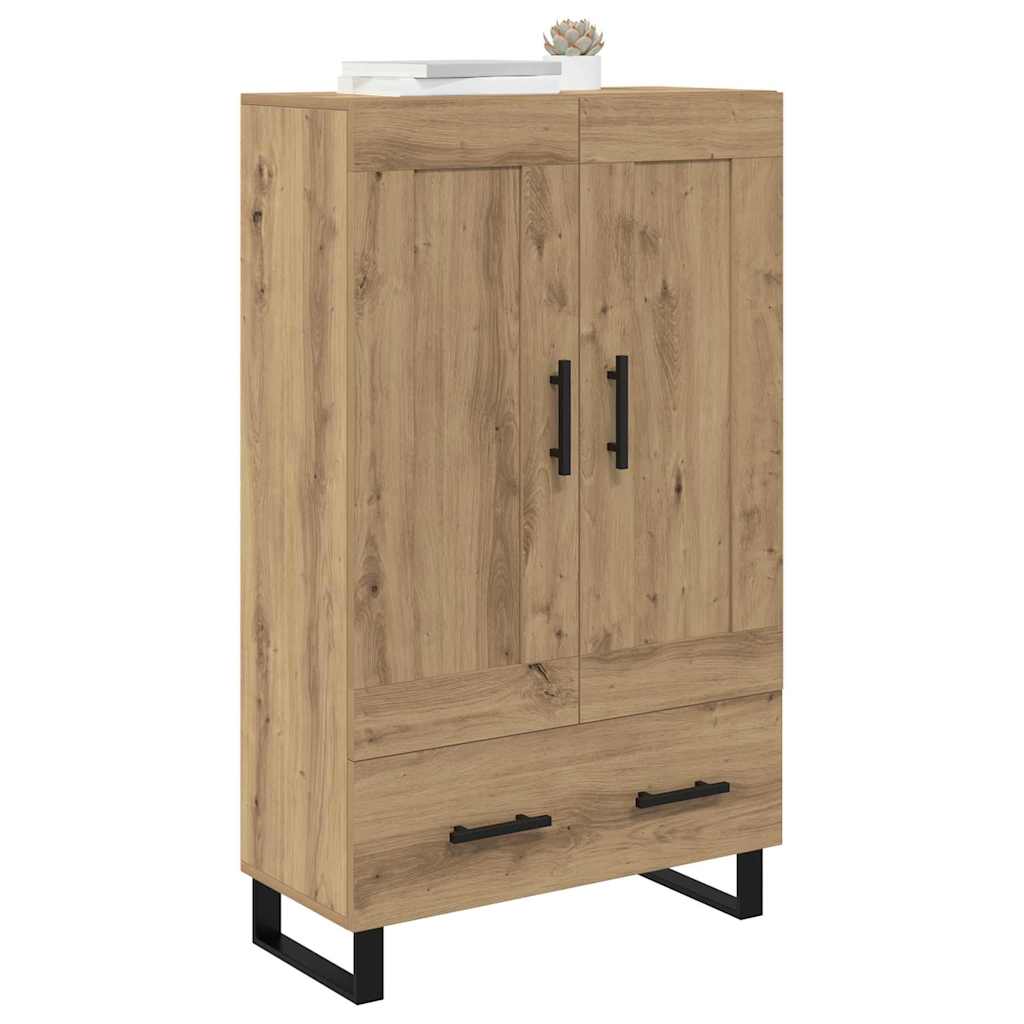 Highboard Artisan Egetræ 69,5 x 31 x 115 cm Konstrueret træ