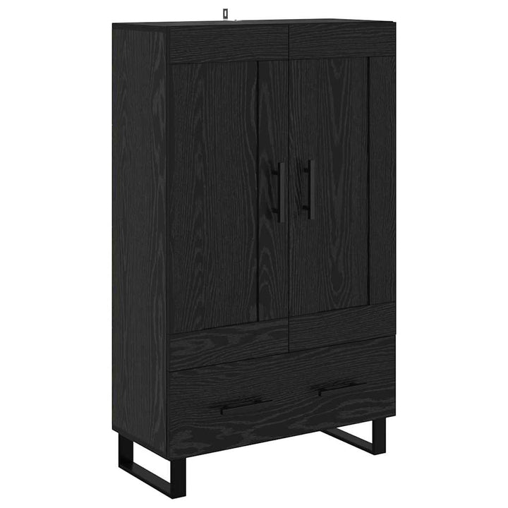 Highboard Sort eg 69,5 x 31 x 115 cm Konstrueret træ