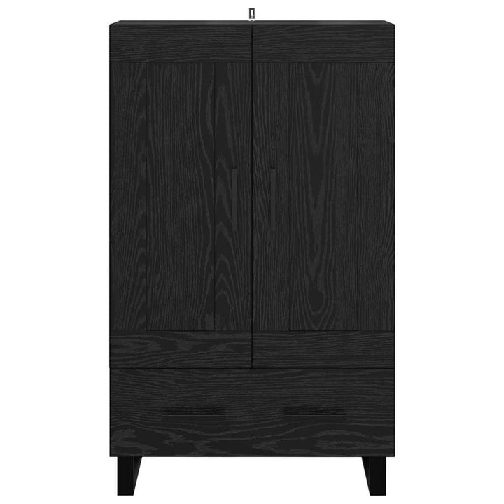 Highboard Sort eg 69,5 x 31 x 115 cm Konstrueret træ