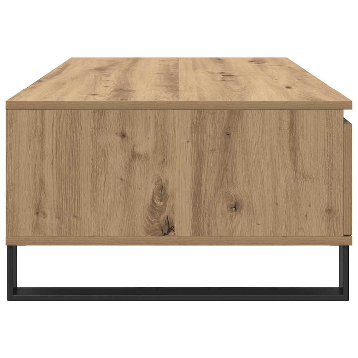 Sofabord Artisan Egetræ 90 x 60 x 35 cm Konstrueret træ