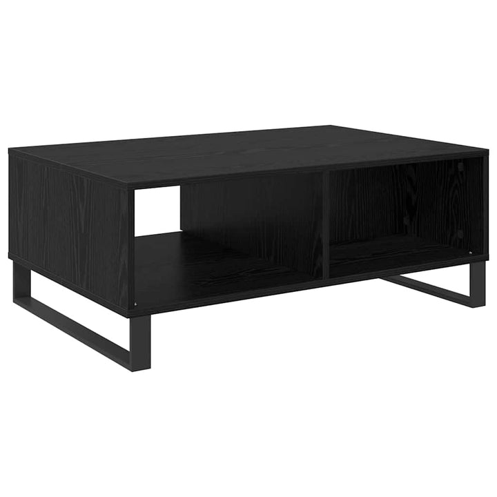 Sofabord Sort eg 90 x 60 x 35 cm Konstrueret træ