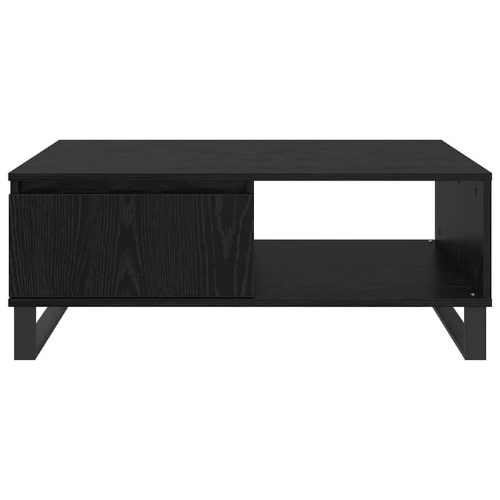 Sofabord Sort eg 90 x 60 x 35 cm Konstrueret træ