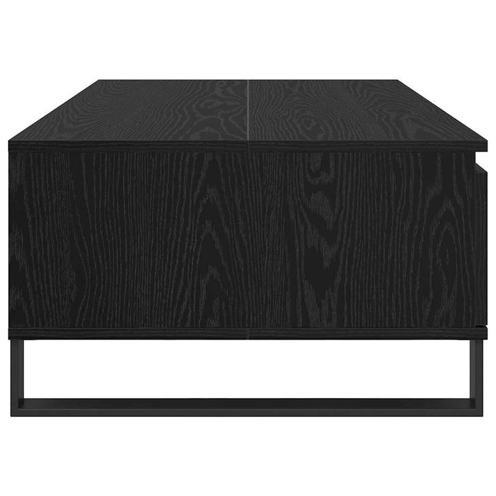 Sofabord Sort eg 90 x 60 x 35 cm Konstrueret træ