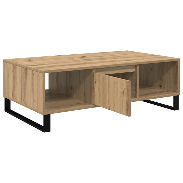 Sofabord Artisan Egetræ 104 x 60 x 35 cm Konstrueret træ