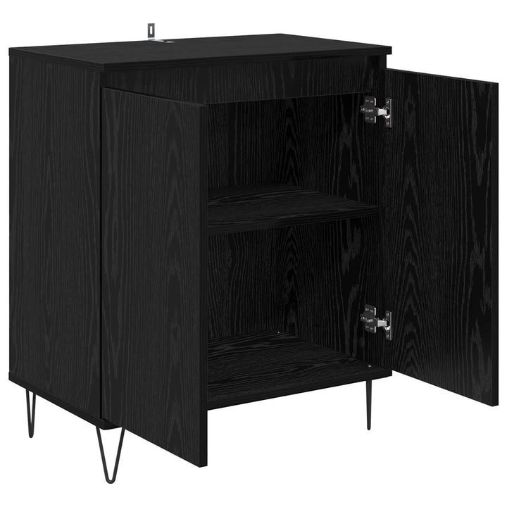 Sideboard Sort eg 60 x 35 x 70 cm Konstrueret træ
