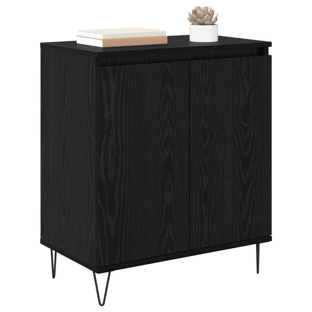 Sideboard Sort eg 60 x 35 x 70 cm Konstrueret træ