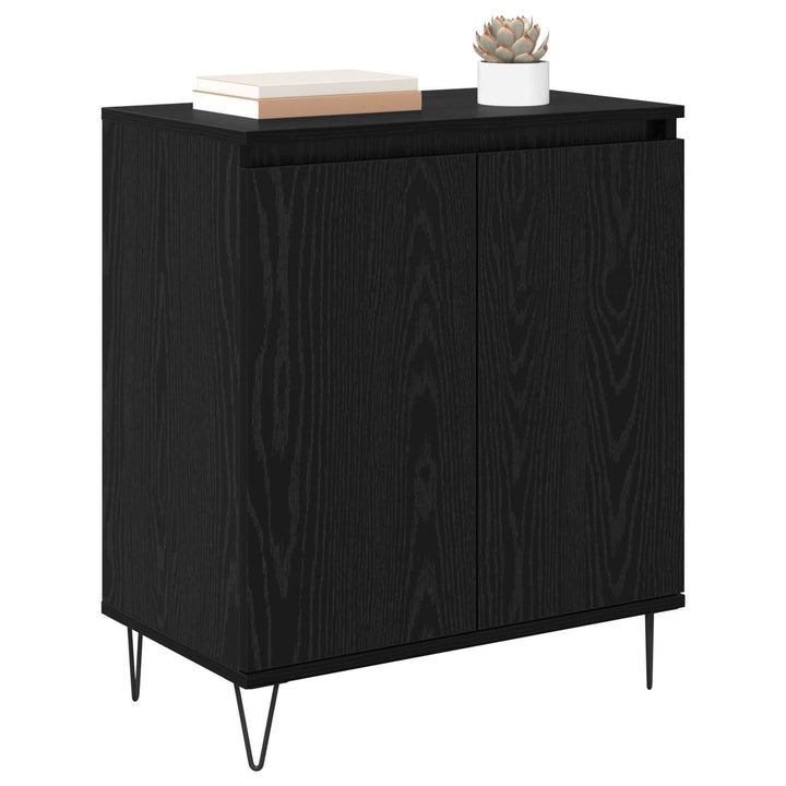 Sideboard Sort eg 60 x 35 x 70 cm Konstrueret træ