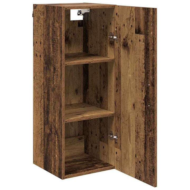 Vægskab Gammelt træ 34,5 x 34 x 90 cm Konstrueret træ