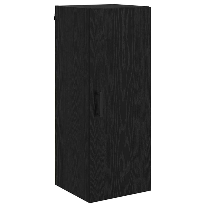 Vægskab Sort eg 34,5 x 34 x 90 cm Konstrueret træ