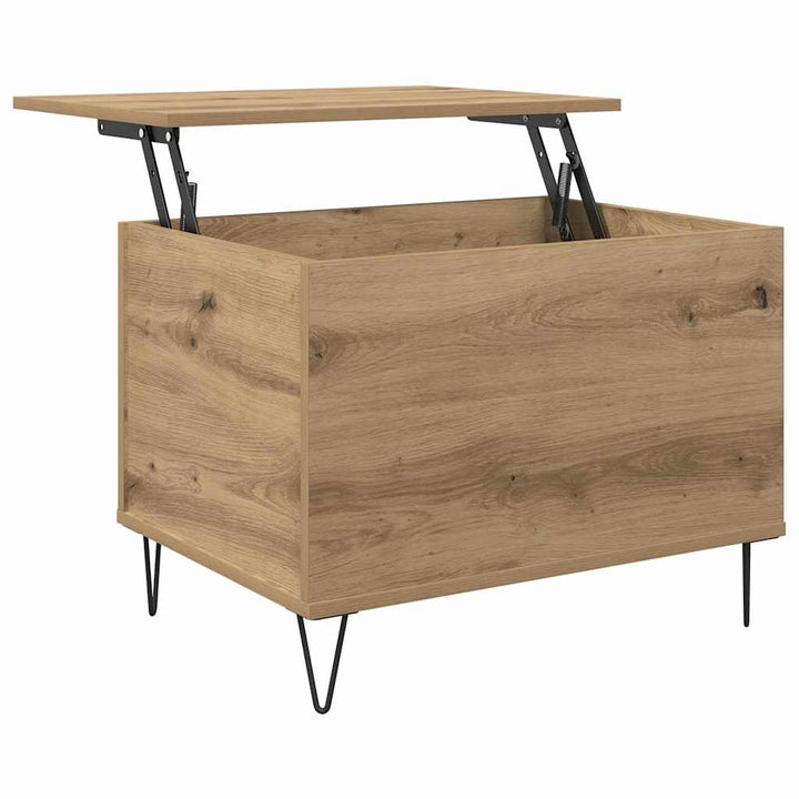 Sofabord Artisan Egetræ 60 x 44,5 x 45 cm Konstrueret træ