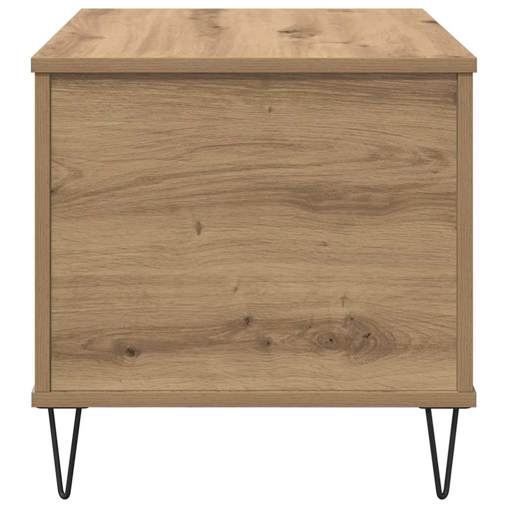 Sofabord Artisan Egetræ 60 x 44,5 x 45 cm Konstrueret træ
