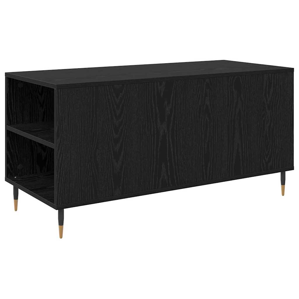 Sofabord Sort eg 102 x 44,5 x 50 cm Konstrueret træ