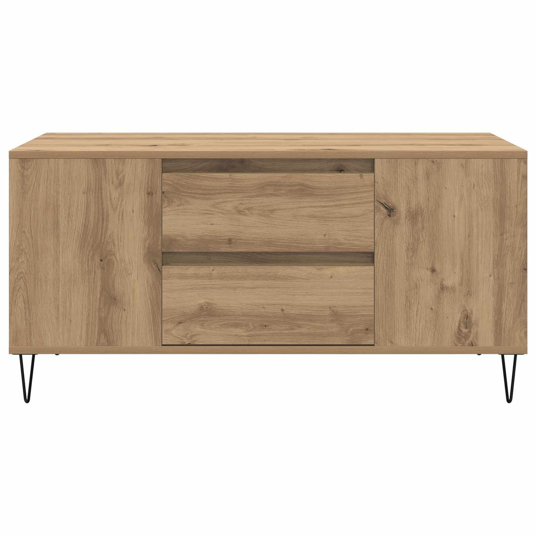 Sofabord Artisan Egetræ 102 x 44,5 x 50 cm Konstrueret træ