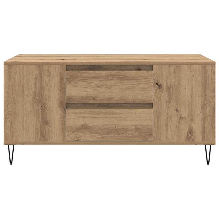 Sofabord Artisan Egetræ 102 x 44,5 x 50 cm Konstrueret træ
