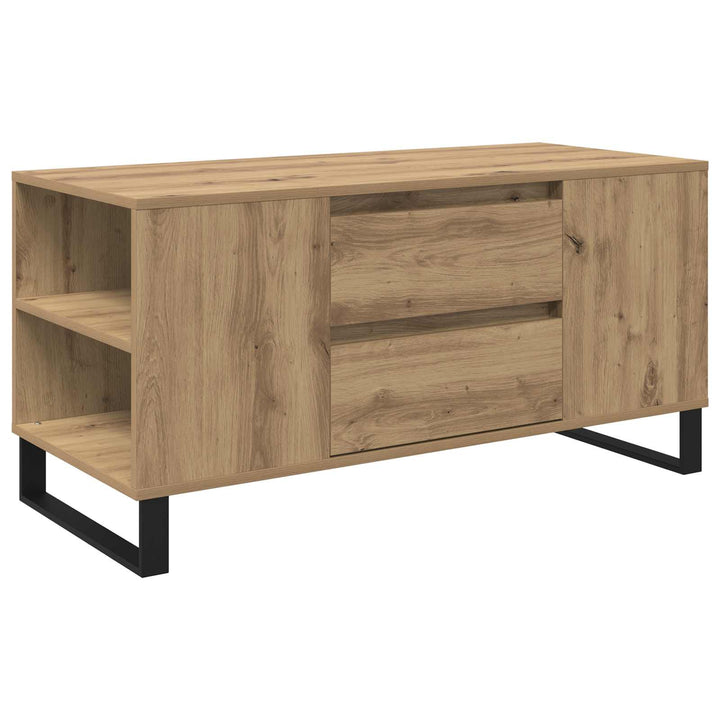 Sofabord Artisan Egetræ 102 x 44,5 x 50 cm Konstrueret træ