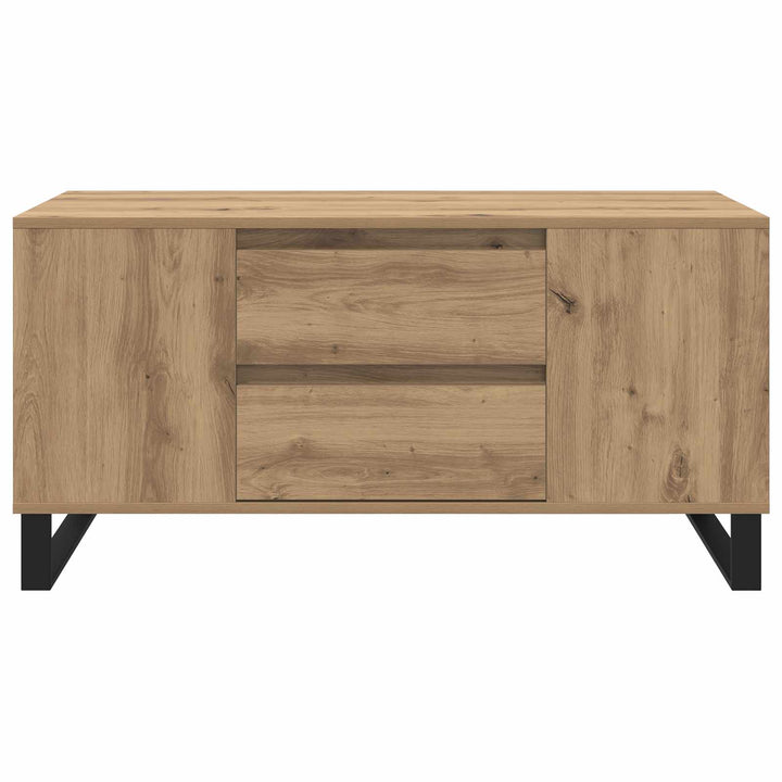 Sofabord Artisan Egetræ 102 x 44,5 x 50 cm Konstrueret træ