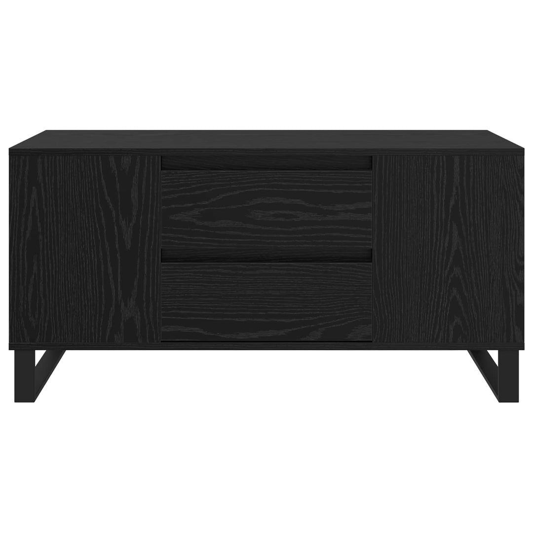 Sofabord Sort eg 102 x 44,5 x 50 cm Konstrueret træ