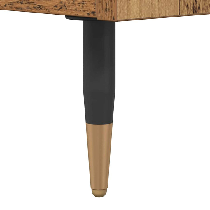 Sofabord med skuffe Gammelt træ 90 x 49 x 45 cm Konstrueret træ