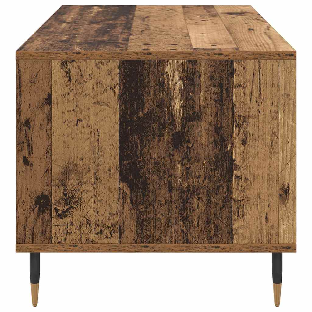 Sofabord med skuffe Gammelt træ 90 x 49 x 45 cm Konstrueret træ